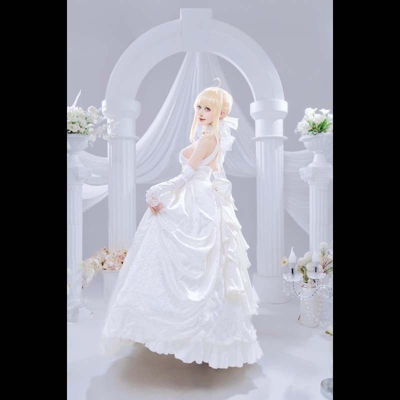 Shika小鹿鹿 Saber花嫁-图鉴COS