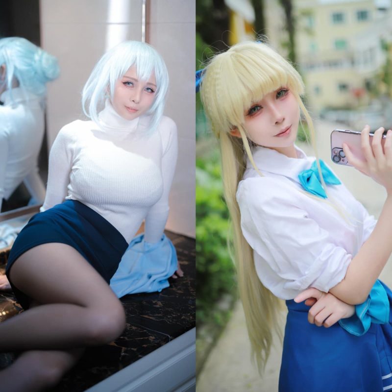 上杉绘黎落 COS写真资源合集[14套][持续更新中]-图鉴COS