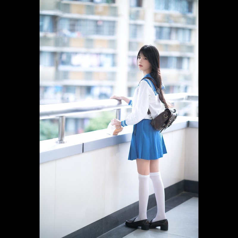 图片[2]-桜桃喵 地铁jk - 图鉴COS-图鉴COS