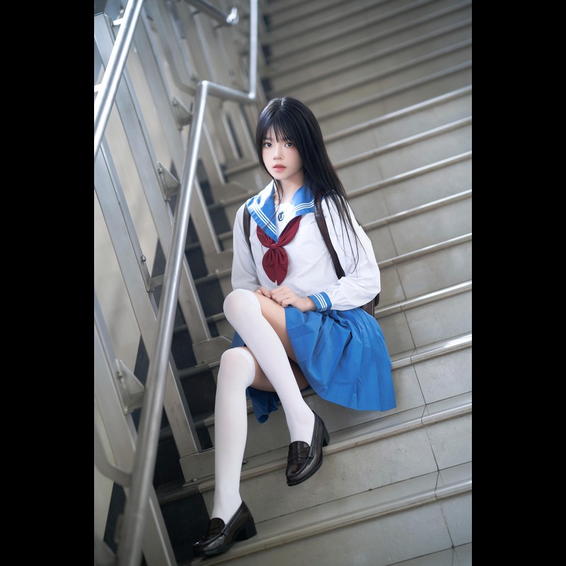 图片[3]-桜桃喵 地铁jk - 图鉴COS-图鉴COS