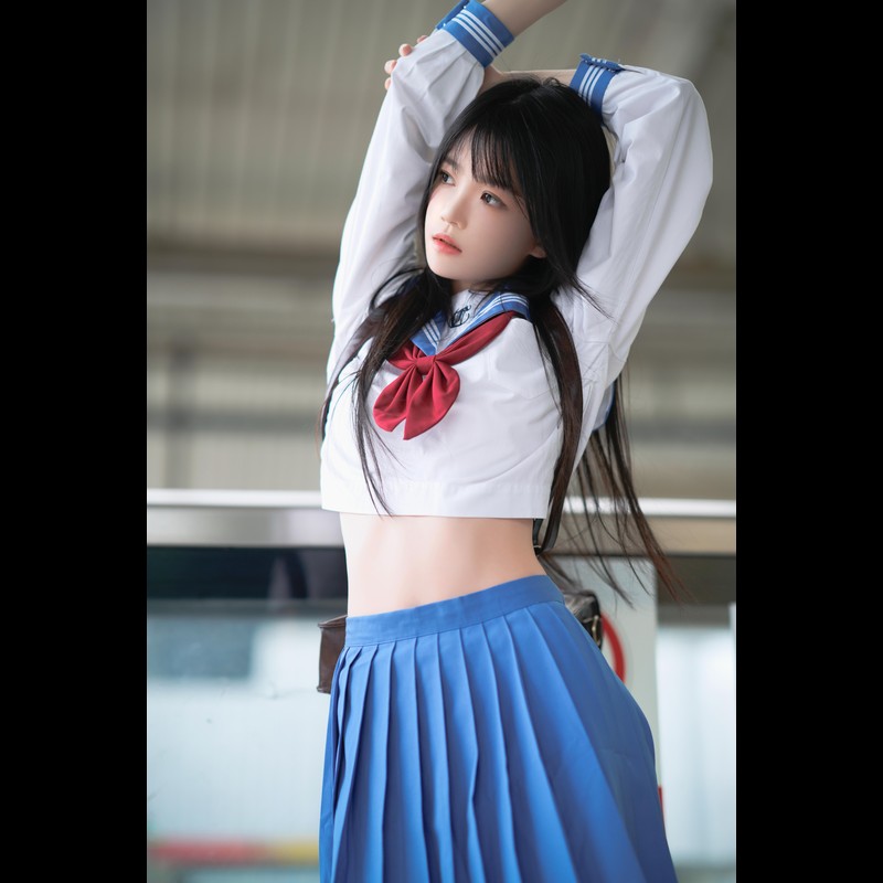 图片[6]-桜桃喵 地铁jk - 图鉴COS-图鉴COS