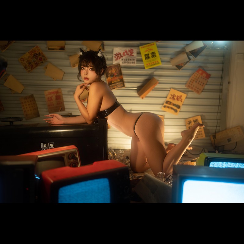 图片[4]-Kokuhui(yuuhui玉汇) 捉猫记 - 图鉴COS-图鉴COS