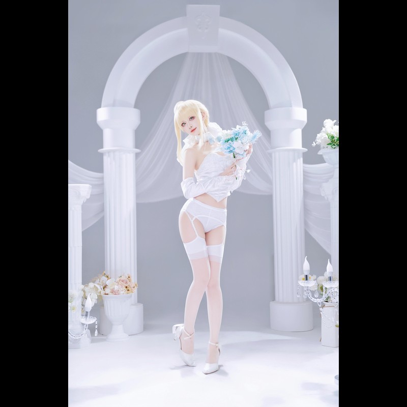 图片[5]-Shika小鹿鹿 Saber花嫁 - 图鉴COS-图鉴COS